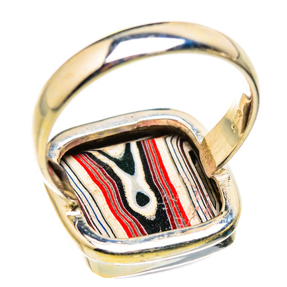 Fordite Rings handcrafted by Ana Silver Co - RING129412 - Photo 3