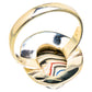 Fordite Rings handcrafted by Ana Silver Co - RING129416 - Photo 3