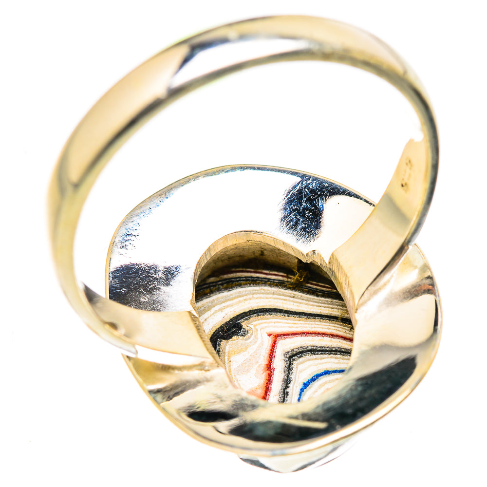 Fordite Rings handcrafted by Ana Silver Co - RING129416 - Photo 3
