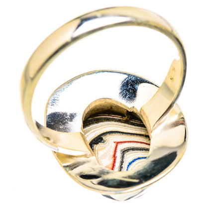 Fordite Rings handcrafted by Ana Silver Co - RING129416 - Photo 3