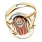 Fordite Rings handcrafted by Ana Silver Co - RING129417 - Photo 3