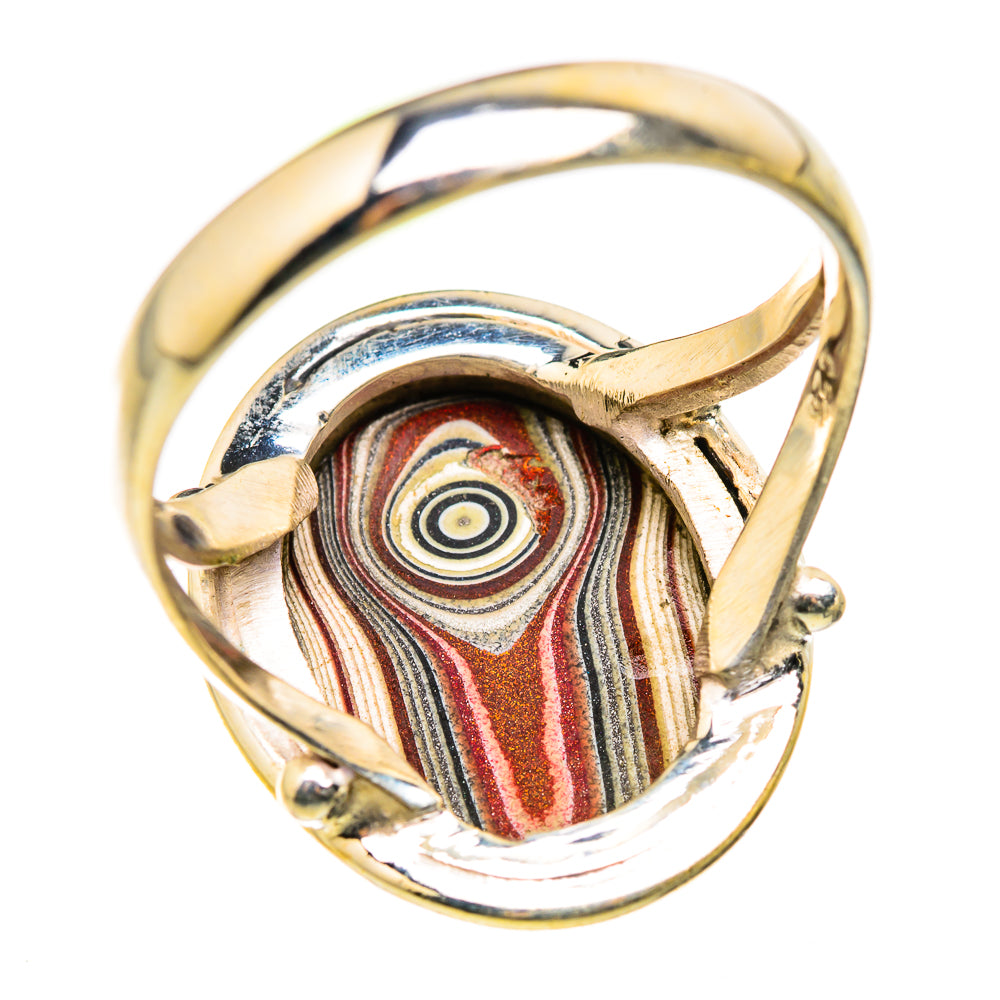 Fordite Rings handcrafted by Ana Silver Co - RING129417 - Photo 3