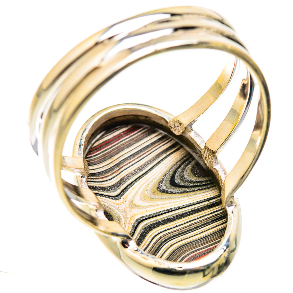 Fordite Rings handcrafted by Ana Silver Co - RING129423 - Photo 3