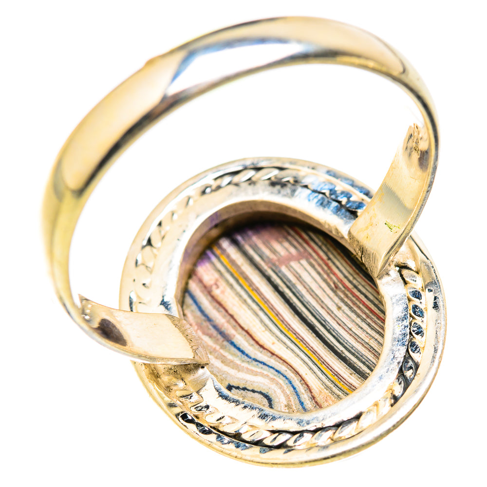 Fordite Rings handcrafted by Ana Silver Co - RING129425 - Photo 3