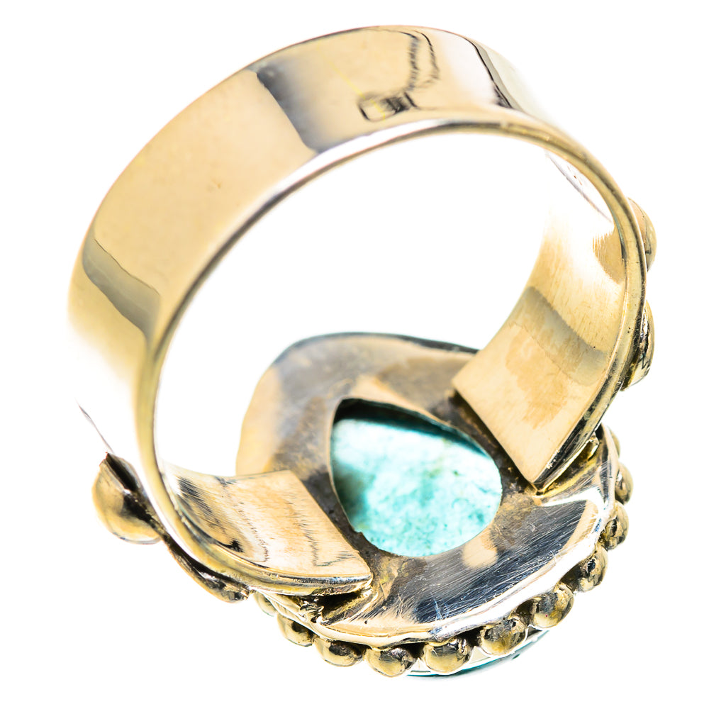 Blue Fluorite Rings handcrafted by Ana Silver Co - RING129434 - Photo 3