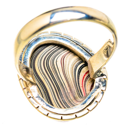 Fordite Rings handcrafted by Ana Silver Co - RING129436 - Photo 3