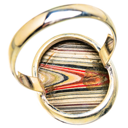 Fordite Rings handcrafted by Ana Silver Co - RING129437 - Photo 3