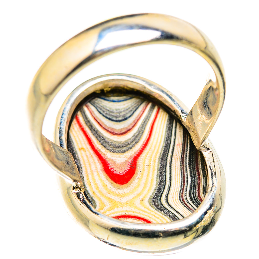 Fordite Rings handcrafted by Ana Silver Co - RING129441 - Photo 3