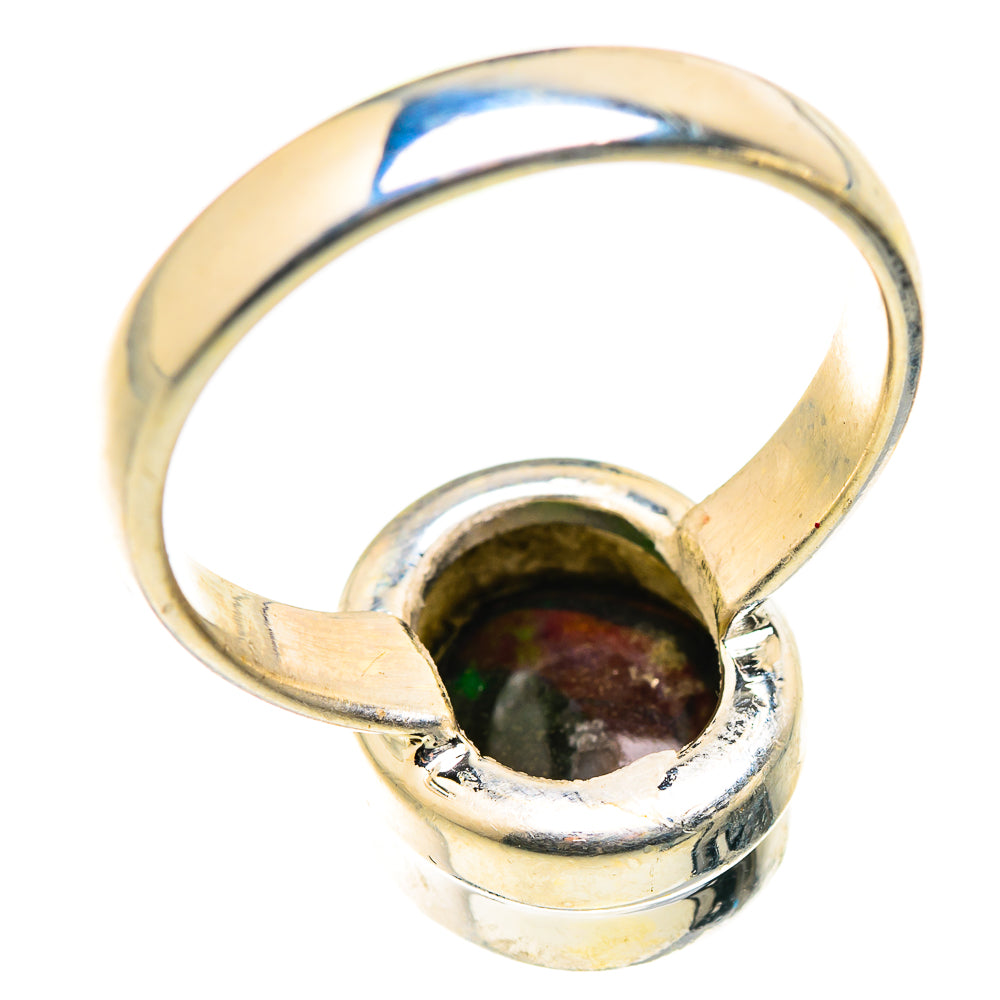 Black Opal Rings handcrafted by Ana Silver Co - RING129444 - Photo 3