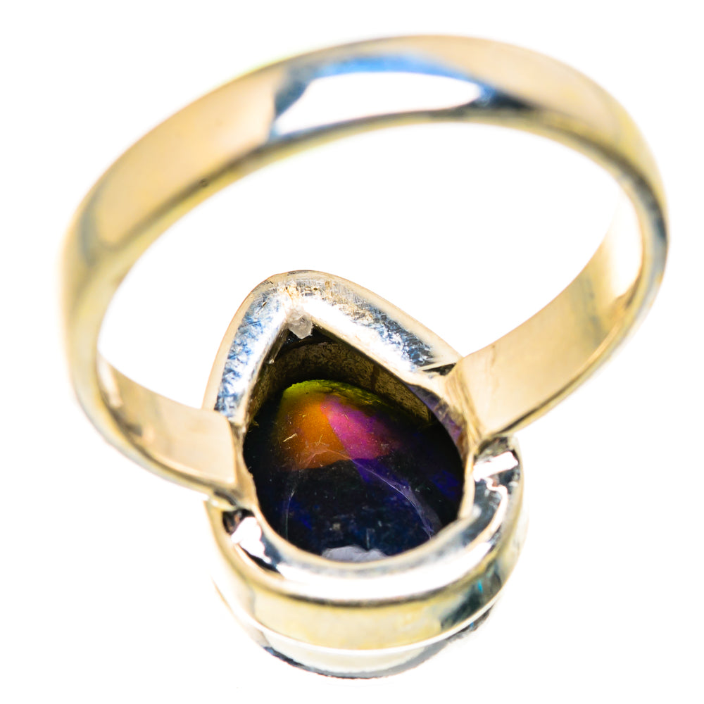 Black Opal Rings handcrafted by Ana Silver Co - RING129445 - Photo 3