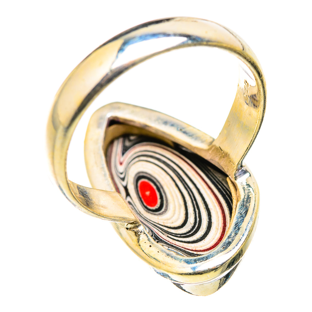 Fordite Rings handcrafted by Ana Silver Co - RING129446 - Photo 3
