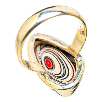 Fordite Rings handcrafted by Ana Silver Co - RING129446 - Photo 3