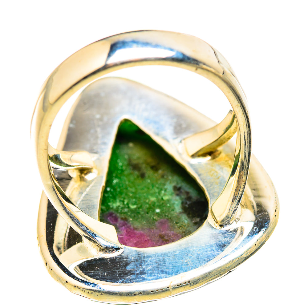 Ruby Zoisite Rings handcrafted by Ana Silver Co - RING129449 - Photo 3