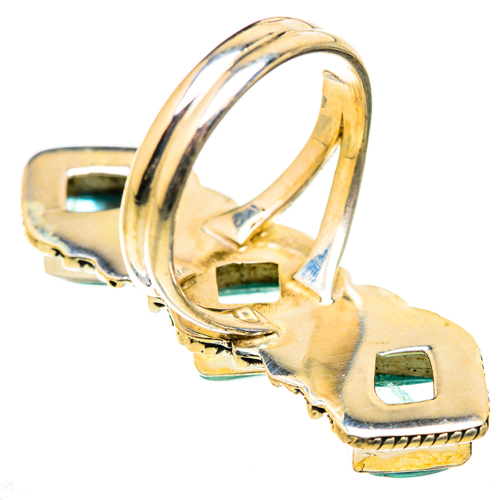 Blue Fluorite Rings handcrafted by Ana Silver Co - RING129452 - Photo 3