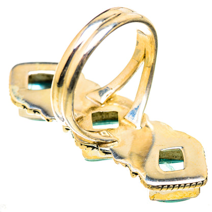 Blue Fluorite Rings handcrafted by Ana Silver Co - RING129452 - Photo 3