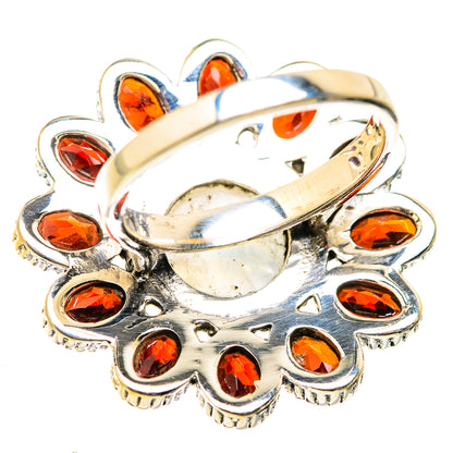 Rainbow Moonstone Rings handcrafted by Ana Silver Co - RING129460 - Photo 3