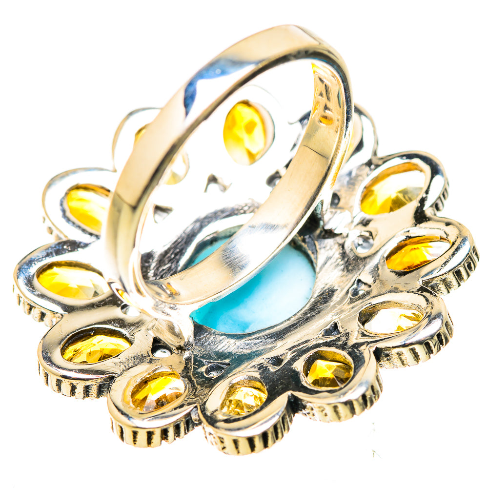 Larimar Rings handcrafted by Ana Silver Co - RING129467 - Photo 3