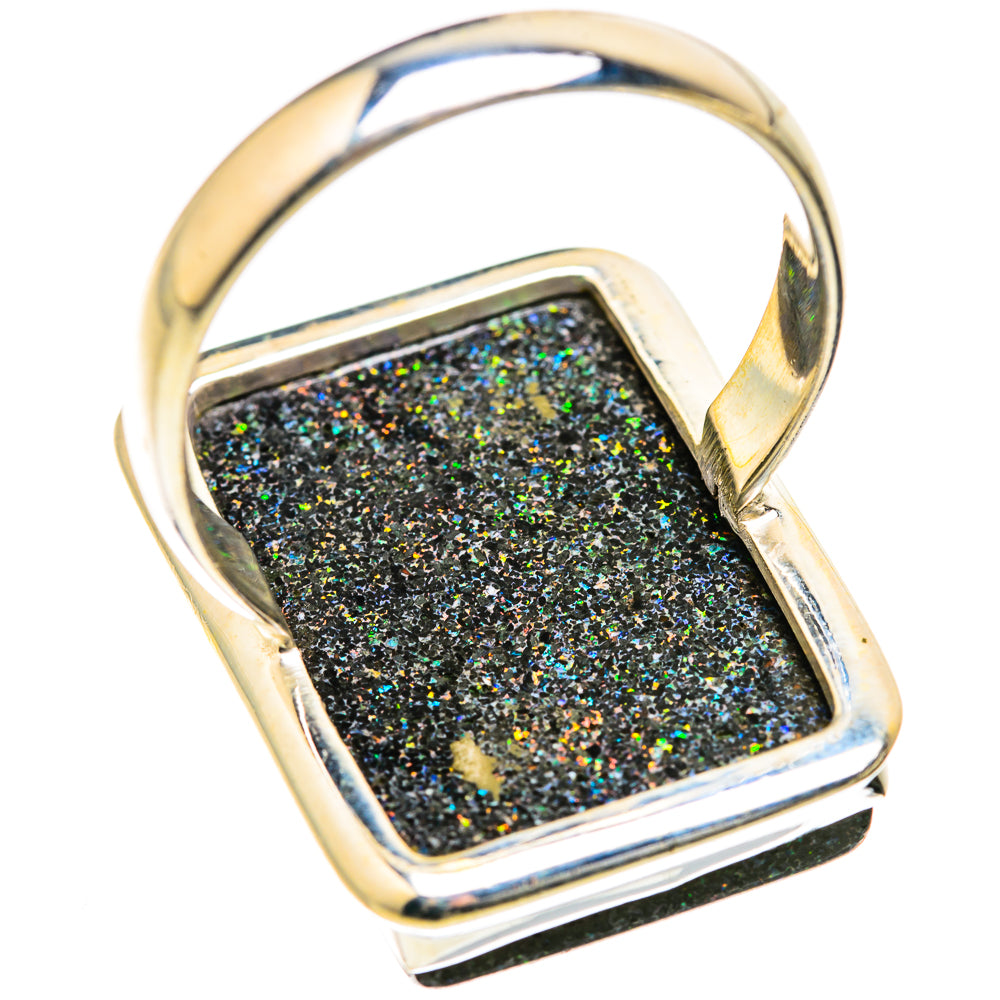 Andamooka Opal Rings handcrafted by Ana Silver Co - RING129469 - Photo 3