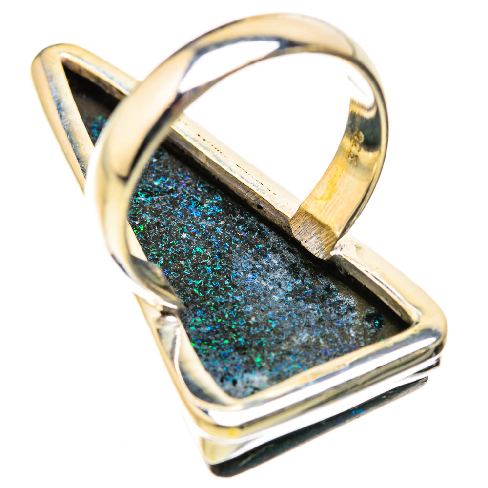 Andamooka Opal Rings handcrafted by Ana Silver Co - RING129472 - Photo 3