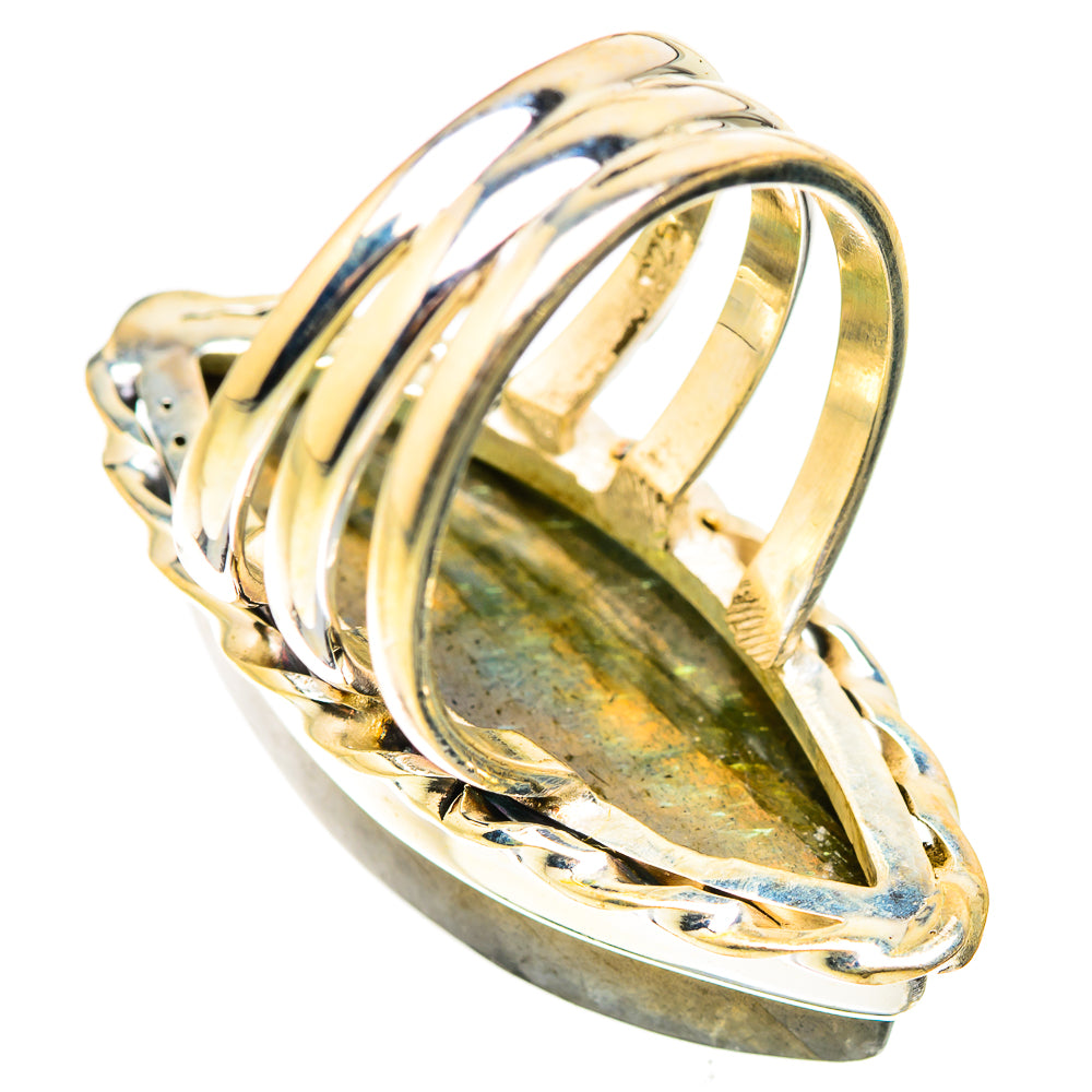Labradorite Rings handcrafted by Ana Silver Co - RING129473 - Photo 3