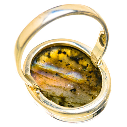 Labradorite Rings handcrafted by Ana Silver Co - RING129485 - Photo 3