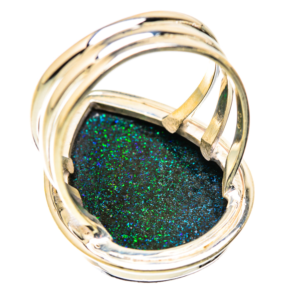 Andamooka Opal Rings handcrafted by Ana Silver Co - RING129488 - Photo 3