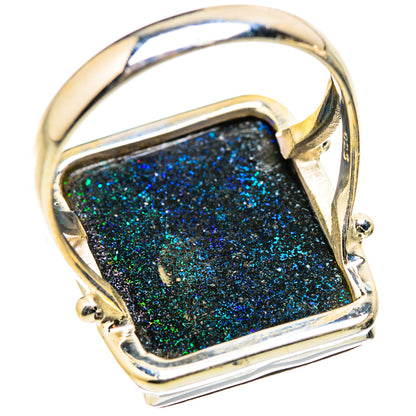 Andamooka Opal Rings handcrafted by Ana Silver Co - RING129491 - Photo 3