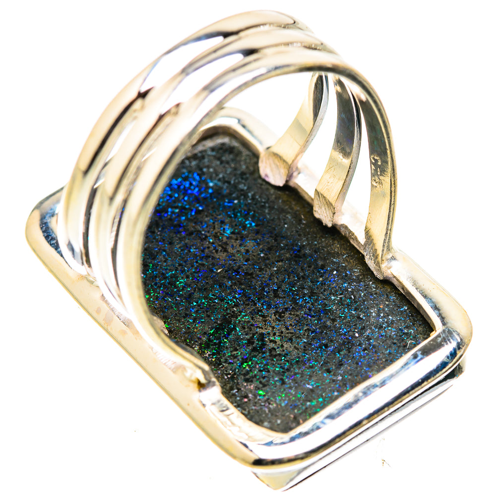 Andamooka Opal Rings handcrafted by Ana Silver Co - RING129506 - Photo 3