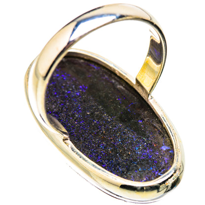 Andamooka Opal Rings handcrafted by Ana Silver Co - RING129507 - Photo 3