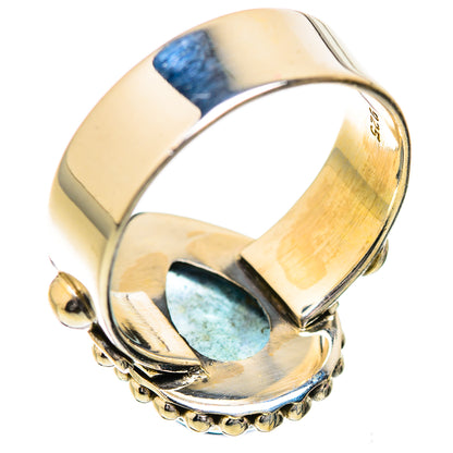 Blue Fluorite Rings handcrafted by Ana Silver Co - RING129510 - Photo 3