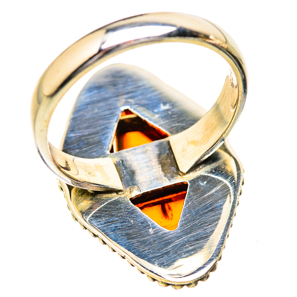 Baltic Amber Rings handcrafted by Ana Silver Co - RING129520 - Photo 3