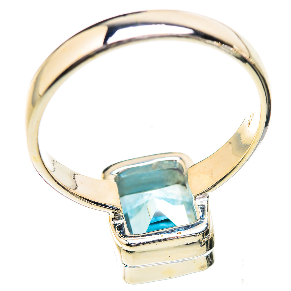 Blue Topaz Rings handcrafted by Ana Silver Co - RING129538 - Photo 3