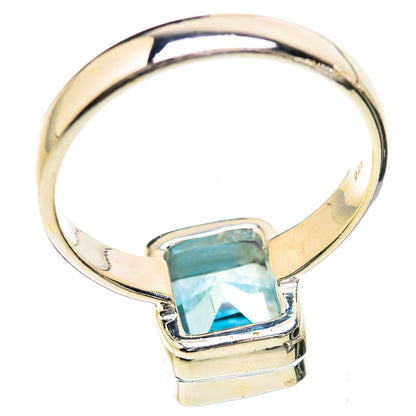 Blue Topaz Rings handcrafted by Ana Silver Co - RING129538 - Photo 3