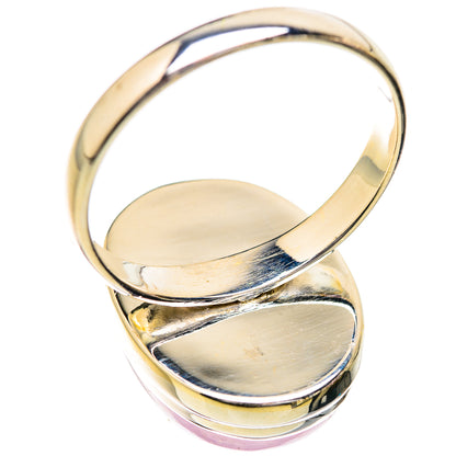 Pink Moonstone Rings handcrafted by Ana Silver Co - RING129546 - Photo 3