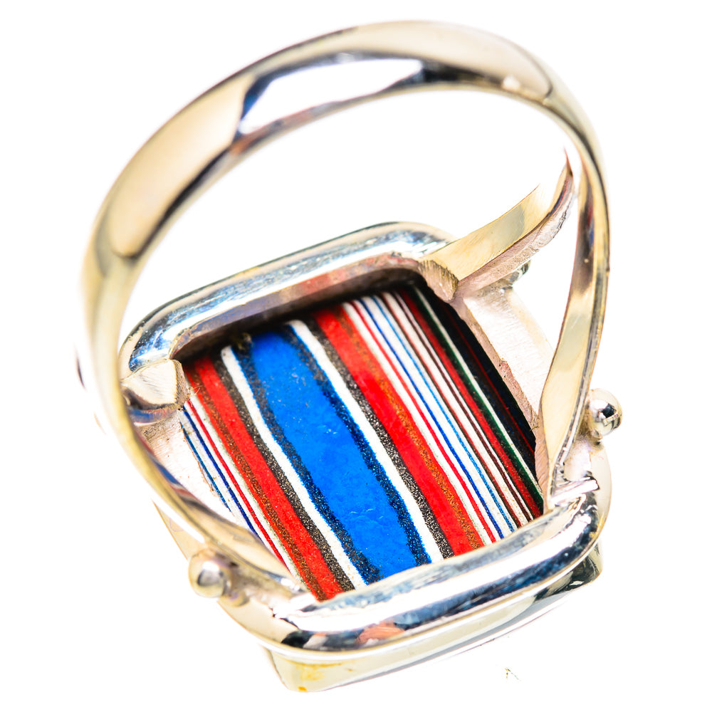 Fordite Rings handcrafted by Ana Silver Co - RING129553 - Photo 3