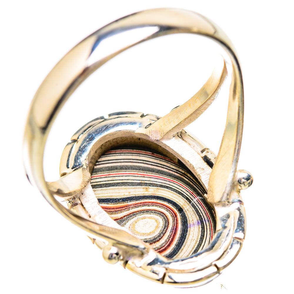 Fordite Rings handcrafted by Ana Silver Co - RING129554 - Photo 3