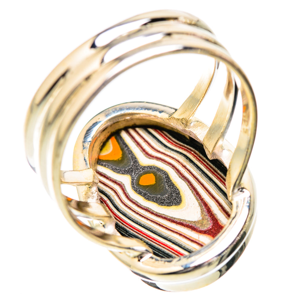 Fordite Rings handcrafted by Ana Silver Co - RING129556 - Photo 3