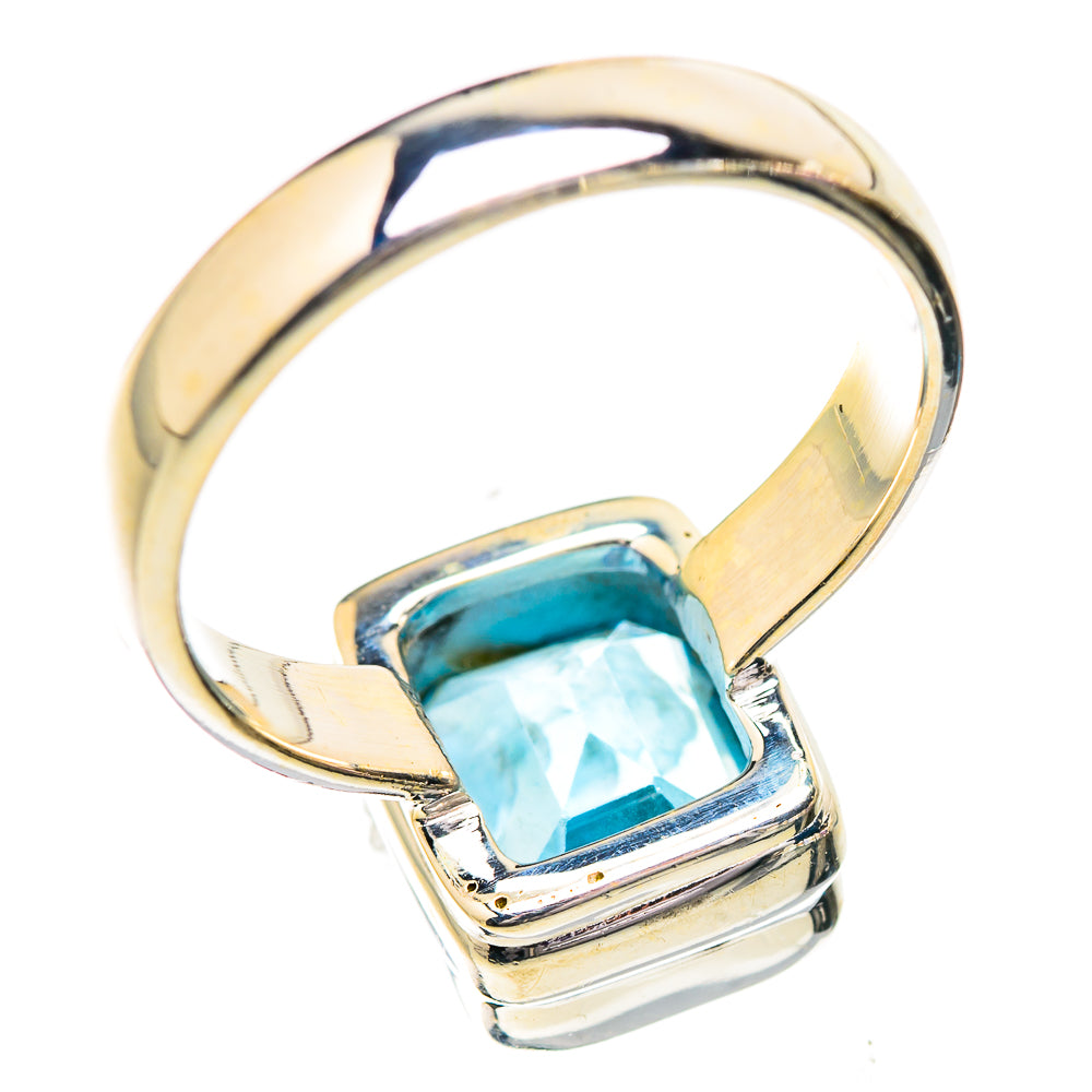 Blue Topaz Rings handcrafted by Ana Silver Co - RING129563 - Photo 3