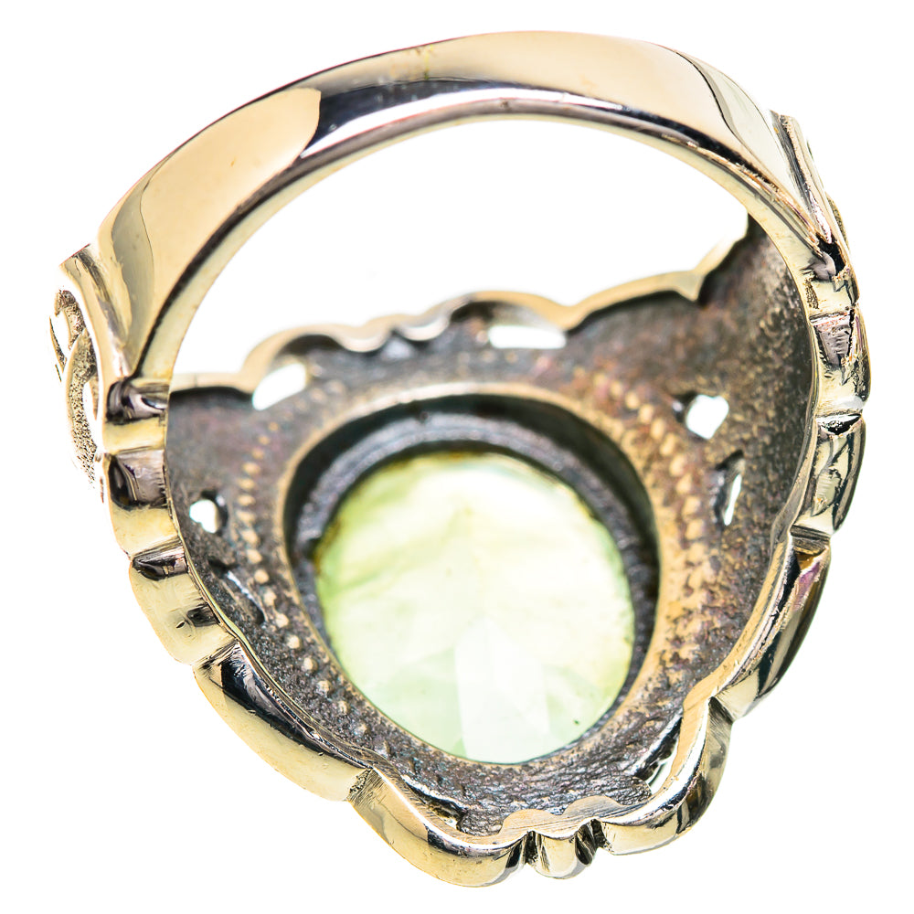 Prehnite Rings handcrafted by Ana Silver Co - RING129565 - Photo 3