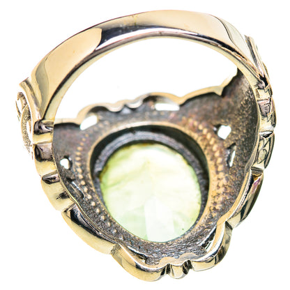 Prehnite Rings handcrafted by Ana Silver Co - RING129565 - Photo 3