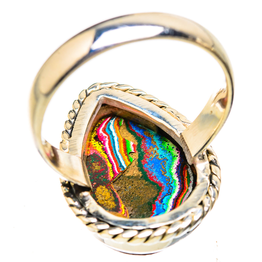 Fordite Rings handcrafted by Ana Silver Co - RING129577 - Photo 3