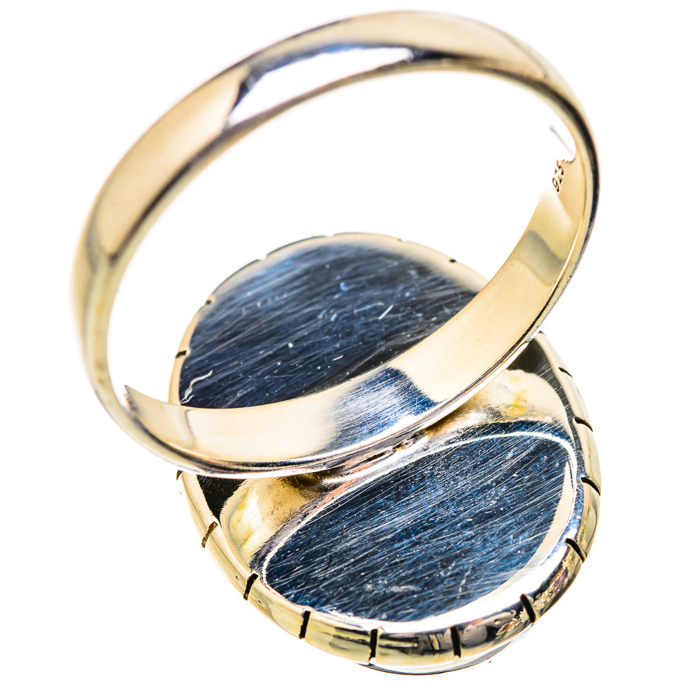 Rainbow Moonstone Rings handcrafted by Ana Silver Co - RING129606 - Photo 3