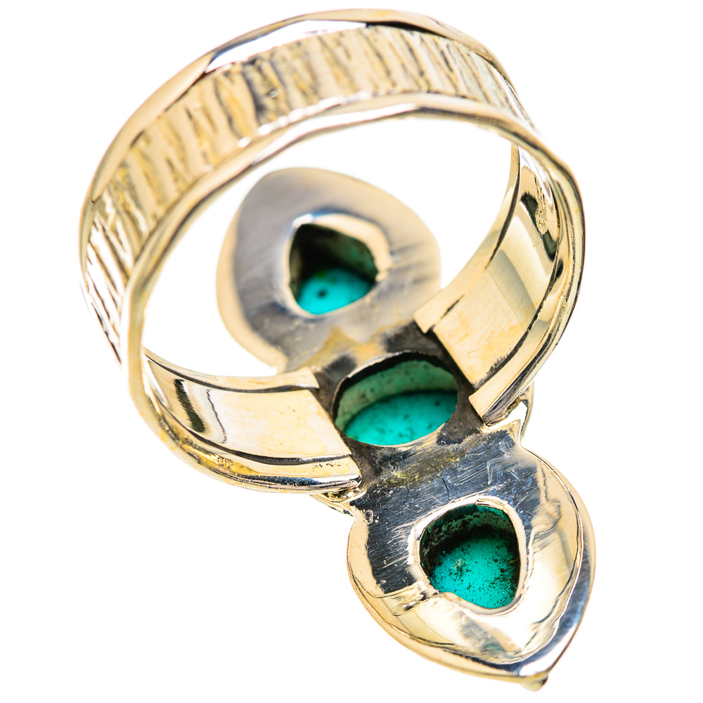 Sleeping Beauty Turquoise Rings handcrafted by Ana Silver Co - RING129607 - Photo 3