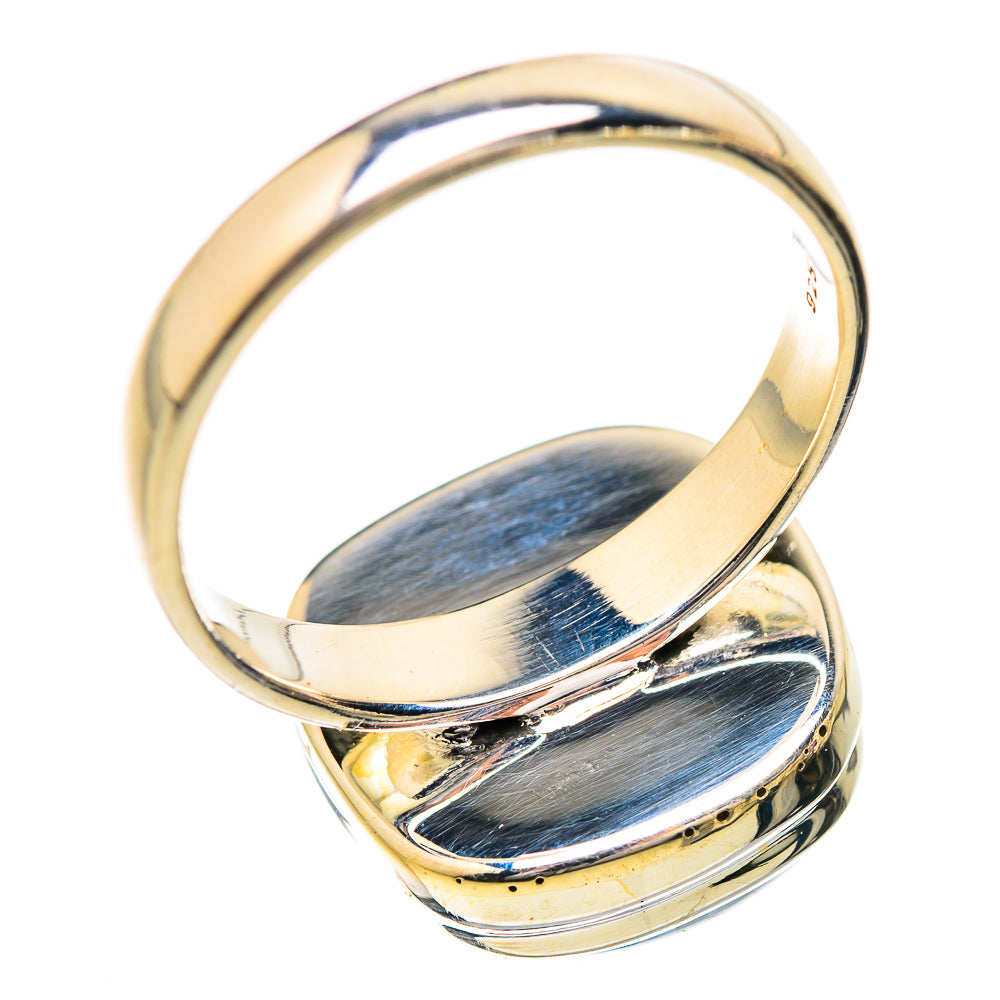 Rainbow Moonstone Rings handcrafted by Ana Silver Co - RING129609 - Photo 3