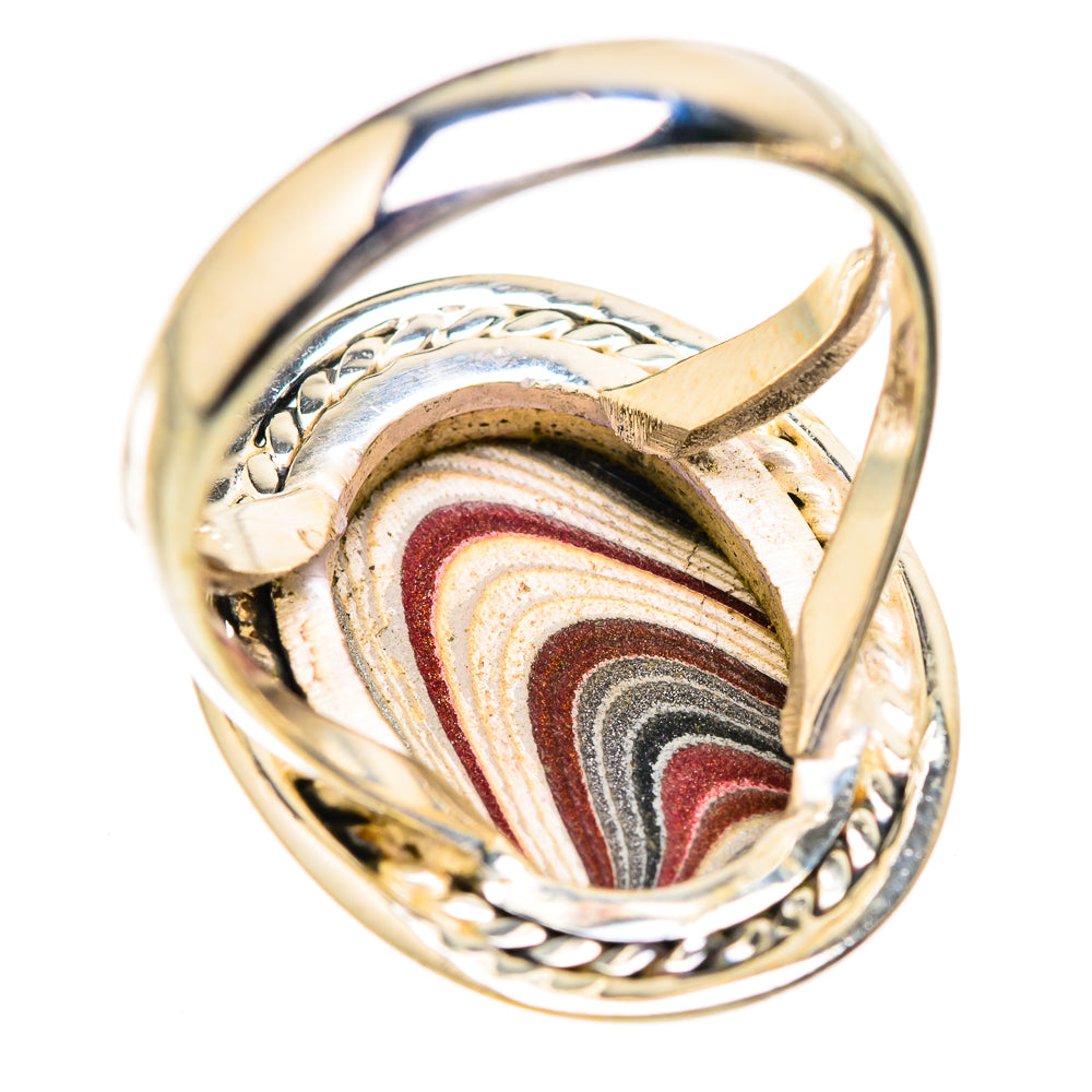 Fordite Rings handcrafted by Ana Silver Co - RING129626 - Photo 3