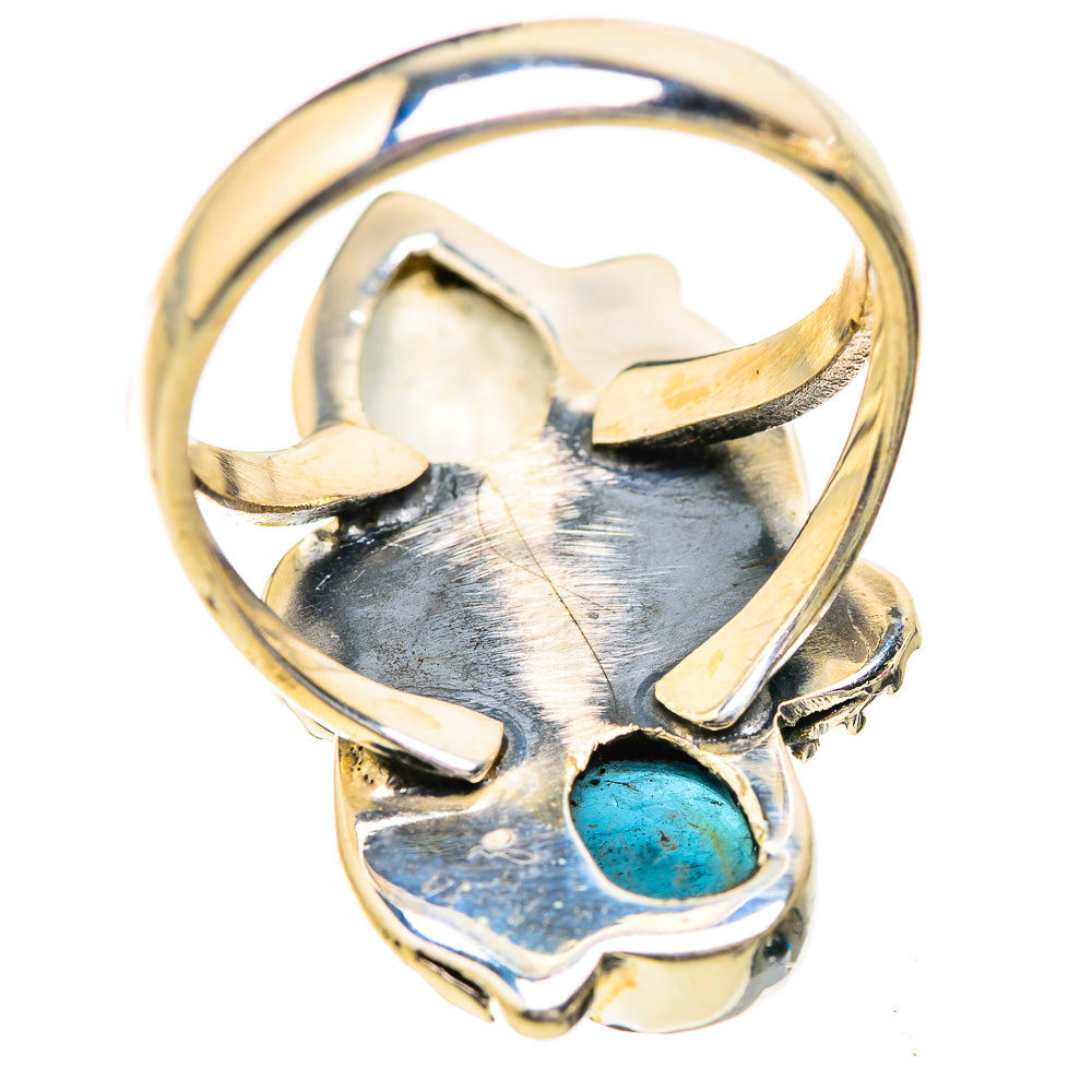 Rainbow Moonstone Rings handcrafted by Ana Silver Co - RING129629 - Photo 3