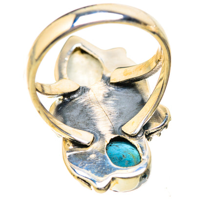 Rainbow Moonstone Rings handcrafted by Ana Silver Co - RING129629 - Photo 3