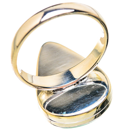 Green Moonstone Rings handcrafted by Ana Silver Co - RING129632 - Photo 3
