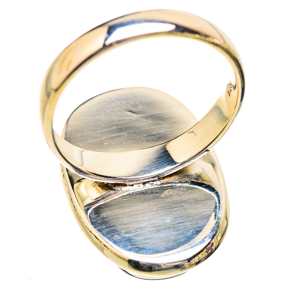 Green Moonstone Rings handcrafted by Ana Silver Co - RING129637 - Photo 3