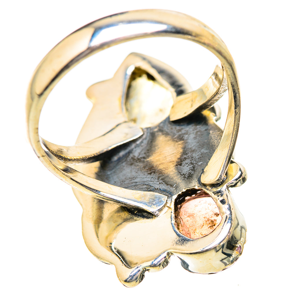 Rainbow Moonstone Rings handcrafted by Ana Silver Co - RING129644 - Photo 3